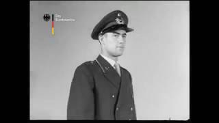 Die ersten Uniformen der Bundeswehr 1955 [upl. by Aninep]