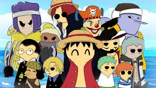 Saga East Blue resumida de forma MUY tonta  One Piece [upl. by Treat53]