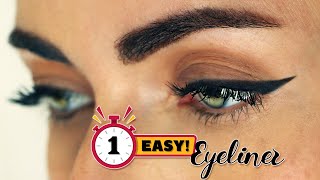 How To Eyeliner tutorial for beginners [upl. by Robenia]