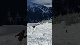 7th Heaven Whistler Blackcomb best ride for challenging blues [upl. by Biegel]