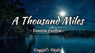 A Thousand Miles  Vanessa Carlton Karaoke Version [upl. by Gherardi]