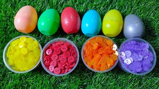 Satisfying Video Rainbow Mixing All Lollipop amp Color EGGS From My Rainbow Magic Candy amp Cutting ASMR [upl. by Ecyt]