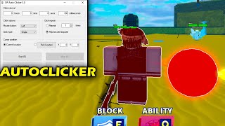 Trolling With AUTO CLICKER in Roblox Blade Ball [upl. by Eissoj]