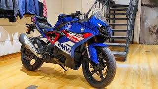 BMW G310RR Racing Blue Colour Edition 2024 Launched Detailed Walkaround Review [upl. by Nosirrag5]