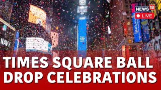 Times Square Live  Watch LIVE The New Year’s Eve 2024 Ball Drop And Festive Performances  N18L [upl. by Egerton]