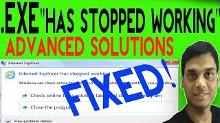 How to Fix quot Has stopped workingquot in windows 7810  Advanced solution to fix appcrash  Hindi [upl. by Elane]