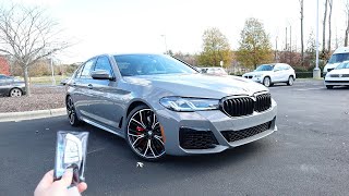 2021 BMW M550i xDrive Start Up Exhaust Test Drive and Review [upl. by Mauro]