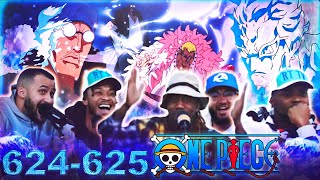 DOFLAMINGO VS AOKIJI One Piece Ep 624625 Reaction [upl. by Sherard]