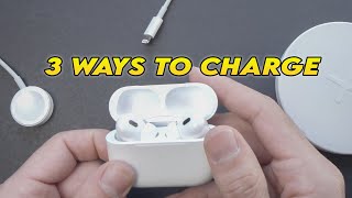 How to Charge AirPods Pro 2 3 Different Ways [upl. by Runkle422]