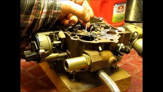 Rochester carb idle and transfer circuit power tuning drilling and moddingIn Depth [upl. by Lynnea]