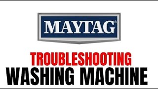 Maytag washing machine repair [upl. by Jerrine579]