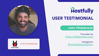 John Hildebrand  Hostfully Guidebook Testimonial [upl. by Ulrica141]