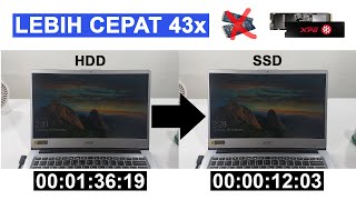 REVIEW NVMe SSD ADATA XPG SX8200 PRO 256GB  SAMSUNG 970 EVO LEWAT [upl. by Antony]