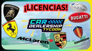 TENDREMOS LICENCIAS😱en Car Dealership Tycoon  DDP motors [upl. by Froemming]