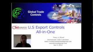 US Export Controls AllinOne Tutorial [upl. by Barra]