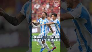 El golazo de Nico Otamendi para Argentina contra Venezuela 😱 [upl. by Everard506]