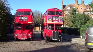 London Transport Buses 2023Camden TownChalk Farm Classic Bus Running Day Routemasters RTTitan [upl. by Aicilana967]