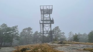 A Walk to Vetatoppen in foggy Weather  Fredrikstad Norway [upl. by Mellisent536]