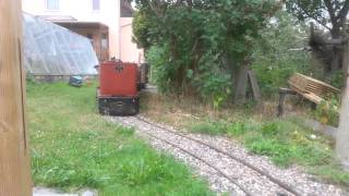 Rundfahrt auf der 260mmFeldbahngoing round the 10 14 inch gauge railway [upl. by Eresed283]