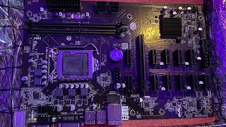 Aliexpress B250 12P BTC motherboard overview and function test [upl. by Wivinah]