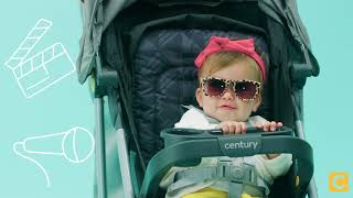 The Century Stroll On™ 3Wheel Lightweight Stroller Travel System [upl. by Ayrad987]