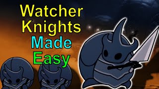 Boss Breakdown How to Beat the Watcher Knights  Hollow Knight [upl. by Ilojna]