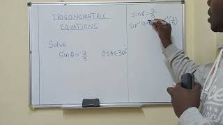 Solve sin25 Trigonometric equation [upl. by Dnomayd]