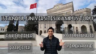 İstanbul Üniversitesi Kampüs TuruHukuk İktisat Siyasal Kütüphaneler Bahçeler Yemekhane [upl. by Adnorrehs784]