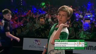 Dutch Open Darts 2022  Boys under 14 Final [upl. by Nodaj]