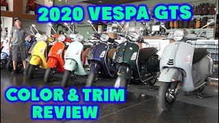 Vespa GTS SuperTech nero matt 300 HPE E5 TFT dashboard how it works  De Vespa Garage [upl. by Ximenez709]