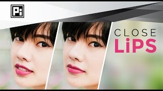 How to Close Lips in Photoshop [upl. by Assiren]