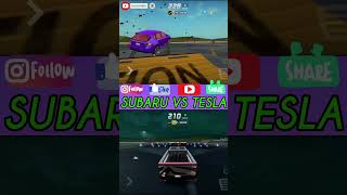 ECDS Tournament 2024  Subaru VS Tesla tesla subaru shorts 2024 extremecardrivingsimulator [upl. by Faustina]