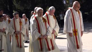 Ordenación de seis neosacerdotes para Schoenstatt En procesión a la Iglesia [upl. by Baumann]