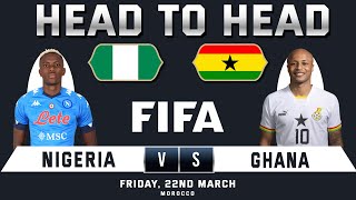 NIGERIA vs GHANA  FIFA FRIENDLY  TOTALENERGIES CAF AFRICA CUP OF NATIONS 2024 [upl. by Ettenaj]