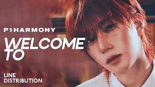 P1Harmony — Welcome To  Line Distribution [upl. by Lion14]