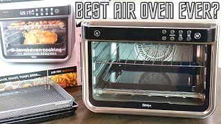 Shark Ninja Foodi XL PRO Air Oven Review amp How To Use  2 Level Air Frying [upl. by Lohcin]