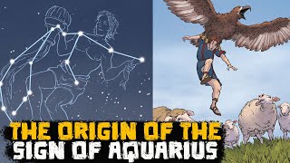 The Origin of the Zodiac Sign of Aquarius Zeus and Ganymede  Greek Mythology  See U in History [upl. by Shepherd]