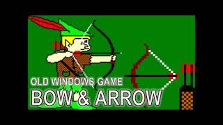 BOW amp ARROW CLASSIC COMPUTER WINDOWS MS DOS VIDEO GAME [upl. by Wally52]