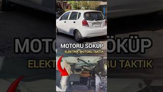 Motoru Söküp Yerine Elektrikli Motor Taktik El yapımı süper [upl. by Fast]