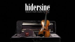 Hidersine Veracini Violin Outfit Full Size  Gear4music demo [upl. by Bluefield]