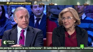 laSexta Noche  Manuela Carmena quotMonedero no supo explicar sus problemas con Haciendaquot [upl. by Yc]