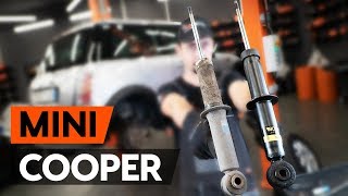 Hoe u de achterste veerpoot van een MINI COOPER 1 R50 R53 kunt vervangen HANDLEIDING AUTODOC [upl. by Latsyk]