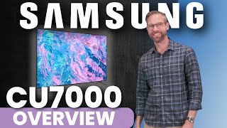 2023 Samsung CU7000 LED TV Overview [upl. by Koeninger]