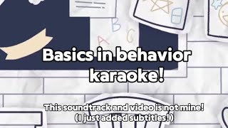 Karaoke for basic in behavior blue credits to KatiE18729 and TheLivingTombstone [upl. by Odette470]