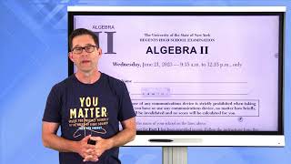 Algebra 2 Regents Review  June 2024 [upl. by Natsirk757]