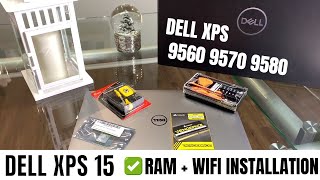 Dell XPS 15 9580 9570 9560  HOW TO PROPERLY INSTALL RAM  WIFI [upl. by Christoforo]