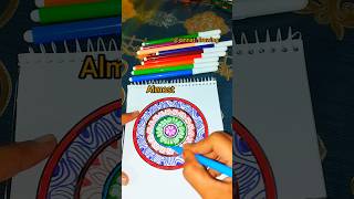 Easy doodle art mandala art shorts [upl. by Incrocci880]