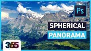 Spherical Panorama  Photoshop CC Tutorial 207365 [upl. by Adnuahs]