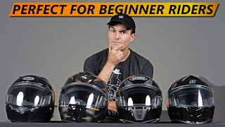 Affordable Motorcycle Helmet Shootout Bell Scorpion Shoei and Speed and Strength [upl. by Kcirtapnhoj]