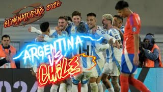 Argentina vs chile Clasificatoria 2026 [upl. by Dayna]